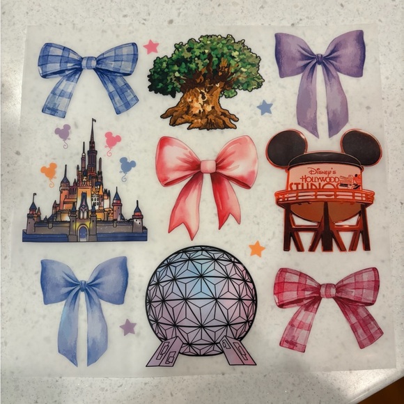 Disney Other - DISNEY PARKS VINYL IRON ON
